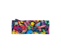 YYHHAOFA Colorful Butterfly Prints Baby Bow Throw - Soft & Stretchy Nylon-Spandex Headband for Newborns 0-6 Months - Ideal Shower Gift