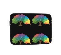 YYHHAOFA Colorful Fallen Leaves Like a Rainbow Picture Portable Laptop Sleeve Case - Shockproof Portable Laptop Sleeve Bag 13 inch for Men and Women Business Travel, Office Daily Use