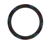 YYHHAOFA Colorful Music Notes Prints Comfort Grip Wheel Layer - Revitalize Your Drive & Protect Your Interior