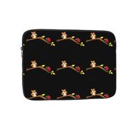 YYHHAOFA Conversation Between Ladybug and Squirrel Picture Portable Laptop Sleeve Case - Shockproof Portable Laptop Sleeve Bag 15 inch for Men and Women Business Travel, Office Daily Use