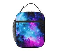 YYHHAOFA Cool Star River Prints Portable Handheld Insulated Lunch Bag Suitable for Students to Work and Travel