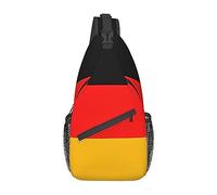 YYHHAOFA Cross chest bag diagonally germany flag Prints Suitable For Men And Women outdoor hiking Work Daily travel trips