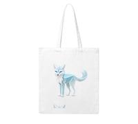 YYHHAOFA Crystal clear ice fox Prints Woman Canvas Tote Bag Strong and durable for traveling, shopping, Daily One Size