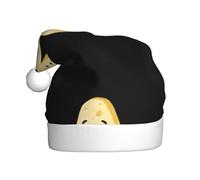 YYHHAOFA cute cartoon butter Pattern Christmas Hat for Adult Making It a Fun and Durable Gift for Men and Women