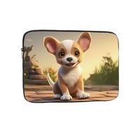 YYHHAOFA Cute Chihuahua Picture Portable Laptop Sleeve Case - Shockproof Portable Laptop Sleeve Bag 15 inch for Men and Women Business Travel, Office Daily Use