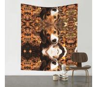 YYHHAOFA Cute dog Prints 60x51in Wall Tapestry - Durable Polyester Throw Blanket for Dorm Decor, Beach Picnics & Versatile Room Layering