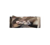 YYHHAOFA Cute Ferret Prints Baby Bow Headband Newborn Photography Props Soft & Stretchy Hair Accessory for Infants 0-6 Months