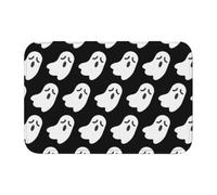 YYHHAOFA Cute Ghost Halloween Pattern Prints Hem Mat 40x60 - Fade-Resistant Polyester Throw Rug for Bathrooms, Vanity Areas & Vacation Homes - Non-Slip, Easy Care