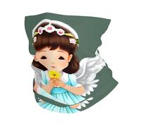 YYHHAOFA Cute little angel Prints Performance Headwear - Ultra Soft Polyester Microfiber Sports Towel Unisex Multifunctional Bandana For Hiking Surfing Skiing And More