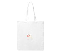 YYHHAOFA Cute little white dog Prints Woman Canvas Tote Bag Strong and durable for traveling, shopping, Daily One Size