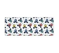 YYHHAOFA Cute Monster Trucks Mouse Pad 12x31.5in Extended Desk Mat