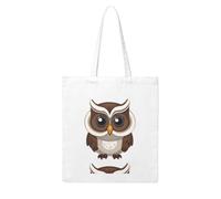 YYHHAOFA Cute Owl Prints Woman Canvas Tote Bag Strong and durable for traveling, shopping, Daily One Size