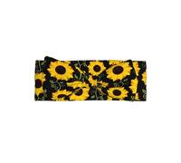 YYHHAOFA Cute Sunflower Prints Baby Bow Headband - Soft & Stretchy Infant Throw for Newborn Photography & Baby Shower Gifts