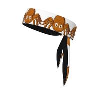 YYHHAOFA Cute Tarantula Spider Printed Sports Double-Sided Headscarf Quick Drying, Moisture Wicking for Women, Girls, and Men