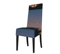 YYHHAOFA Deer Mountain Pine Tree Wilderness Prints Protection Cover for Dining Chair - Stretch Slipcovers, Easy Refresh for Your Dining Room & Event Decor
