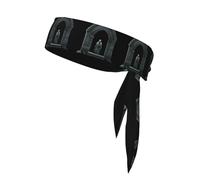 YYHHAOFA Devil's Grave Printed Sports headscarf, sweat absorbing and breathable, motion headband, double-sided kerchief