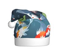 YYHHAOFA Dreamland Koi Pattern Christmas Hat for Adult Making It a Fun and Durable Gift for Men and Women