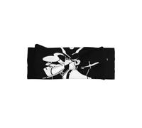 YYHHAOFA Drummer Prints Baby Bow Headband Newborn Photography Props Soft & Stretchy Hair Accessory for Infants 0-6 Months