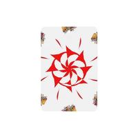 YYHHAOFA Eight-way rotation Prints Rectangle Car Air Fresheners Cards Set of 6 Pieces : Hanging Scented Cards for bedroom Bathroom Car Interior Decor