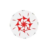 YYHHAOFA Eight-way rotation Prints Round Shape Car Air Fresheners Cards Set of 6 Pieces : Hanging Scented Cards for bedroom Bathroom Car Interior Decor