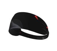 YYHHAOFA Elegant Black swan Pattern Sports Headband for Women Sweat Proof Bandeau Summer Elastic Band