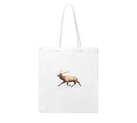 YYHHAOFA Elk running in the snow Prints Woman Canvas Tote Bag Strong and durable for traveling, shopping, Daily One Size