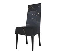YYHHAOFA Enchanted Plant Leaves Printed dining chair cover is easy to disassemble and made of high resilience fabric that is wear-resistant