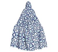 YYHHAOFA Evil eyes Prints Hooded Cloak - Long Polyester Throw for Cosplay & Halloween