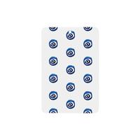 YYHHAOFA Evil eyes Prints Rectangle Car Air Fresheners Cards Set of 6 Pieces : Hanging Scented Cards for bedroom Bathroom Car Interior Decor