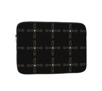 YYHHAOFA Eyes Behind The Cross Picture Portable Laptop Sleeve Case - Shockproof Portable Laptop Sleeve Bag 13 inch for Men and Women Business Travel, Office Daily Use