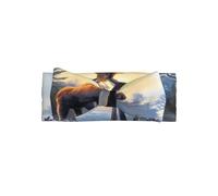 YYHHAOFA Fall Deer Prints Baby Bow Headband - Soft & Stretchy Newborn Accessory for Sweet Baby Photoshoots & Cute Outfits
