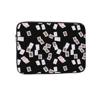 YYHHAOFA Falling Playing Cards Picture Portable Laptop Sleeve Case - Shockproof Portable Laptop Sleeve Bag 10 inch for Men and Women Business Travel, Office Daily Use