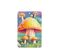YYHHAOFA Fantasy Dream Mushroom Prints Rectangle Car Air Fresheners Cards Set of 6 Pieces : Hanging Scented Cards for bedroom Bathroom Car Interior Decor