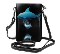 YYHHAOFA Fantasy Life In The Ocean Pattern Small Leather Women'S Crossbody Flip Phone Bag, Waterproof And Durable
