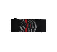 YYHHAOFA Firefighter Axe Red Line Flag Prints Baby Bow Throw - Soft & Stretchy Nylon-Spandex Headband for Newborns 0-6 Months - Ideal Shower Gift