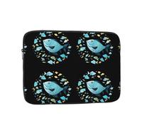YYHHAOFA Fish in The Fragments Picture Portable Laptop Sleeve Case - Shockproof Portable Laptop Sleeve Bag 12 inch for Men and Women Business Travel, Office Daily Use