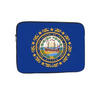 YYHHAOFA Flag of New Hampshire Picture Portable Laptop Sleeve Case - Shockproof Portable Laptop Sleeve Bag 15 inch for Men and Women Business Travel, Office Daily Use