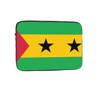 YYHHAOFA Flag of Sao Tome and Principe Picture Portable Laptop Sleeve Case - Shockproof Portable Laptop Sleeve Bag 13 inch for Men and Women Business Travel, Office Daily Use