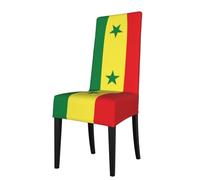 YYHHAOFA Flag of Senegal Printed dining chair cover is easy to disassemble and made of high resilience fabric that is wear-resistant