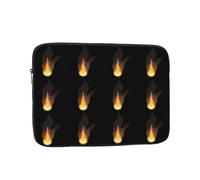 YYHHAOFA Flame Burning in The Darkness Picture Portable Laptop Sleeve Case - Shockproof Portable Laptop Sleeve Bag 17 inch for Men and Women Business Travel, Office Daily Use