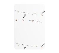 YYHHAOFA Flocks of snow swallows flying Prints Tin decorative painting 8x12in Made of tinplate, wear-resistant and durable