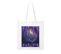 YYHHAOFA Flowering vines under the moon Prints Woman Canvas Tote Bag Strong and durable for traveling, shopping, Daily One Size