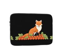 YYHHAOFA Fox Next to Tomatoes Picture Portable Laptop Sleeve Case - Shockproof Portable Laptop Sleeve Bag 15 inch for Men and Women Business Travel, Office Daily Use