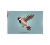 YYHHAOFA Freely Flying Sparrow Prints Placemats Set of 6 12x18in - Create Cozy Table Settings for Everyday Moments & Special Gatherings