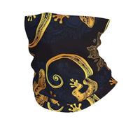YYHHAOFA Gecko Lizards Prints Multifunctional Sport Headband - Seamless, Breathable, Quick-Dry Throw for Hiking, Biking & Travel