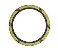 YYHHAOFA German Shepherd Dog Prints Comfort Grip Wheel Layer - Revitalize Your Drive & Protect Your Interior
