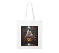YYHHAOFA Ghost on the Pumpkin Prints Woman Canvas Tote Bag Strong and durable for traveling, shopping, Daily One Size