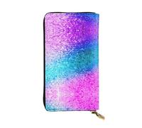 YYHHAOFA Glitter Sequin Spot Prints Leather Long Clutch Wallet : Comfortable, Lightweight,Fashion, Durable 7.48 x 4.13 in