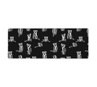 YYHHAOFA Golden Monkey Printed Extra Large Mouse Pad, Computer Office Anti Slip Gaming Keyboard Thickened Version 12x31.5in