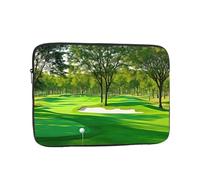 YYHHAOFA Golf Resort Park Picture Portable Laptop Sleeve Case - Shockproof Portable Laptop Sleeve Bag 12 inch for Men and Women Business Travel, Office Daily Use